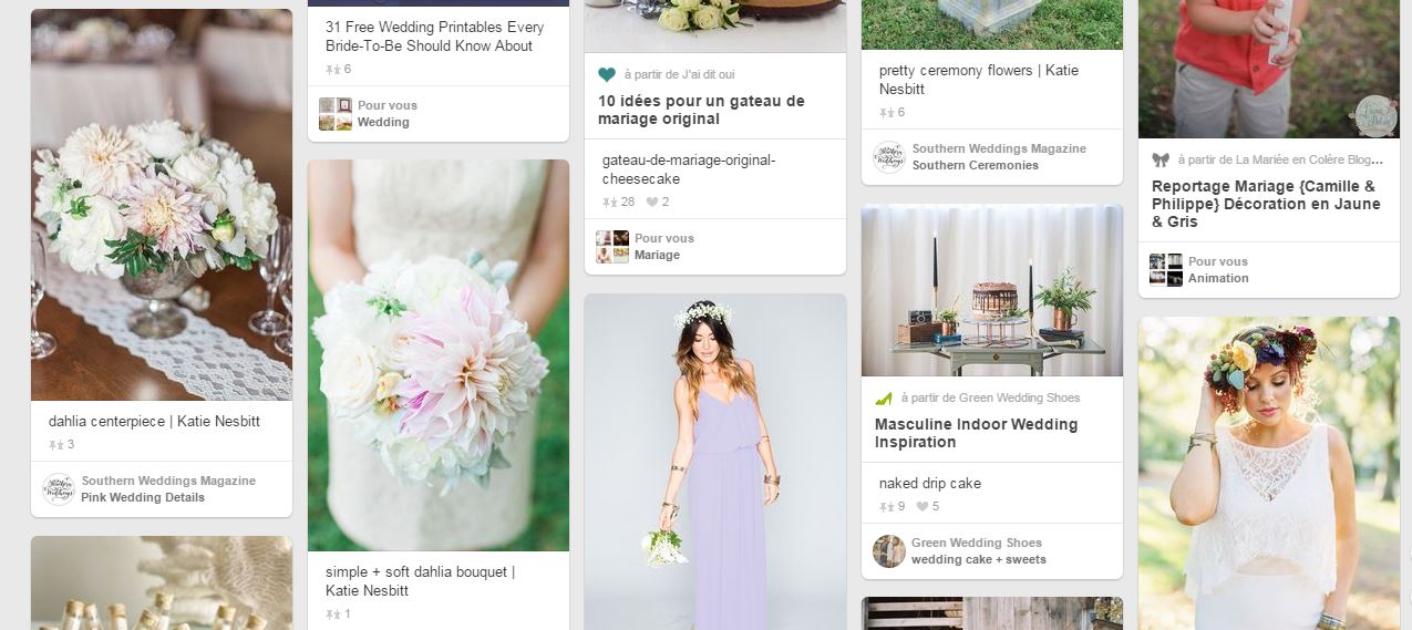 On respire mariage sur Pinterest.
